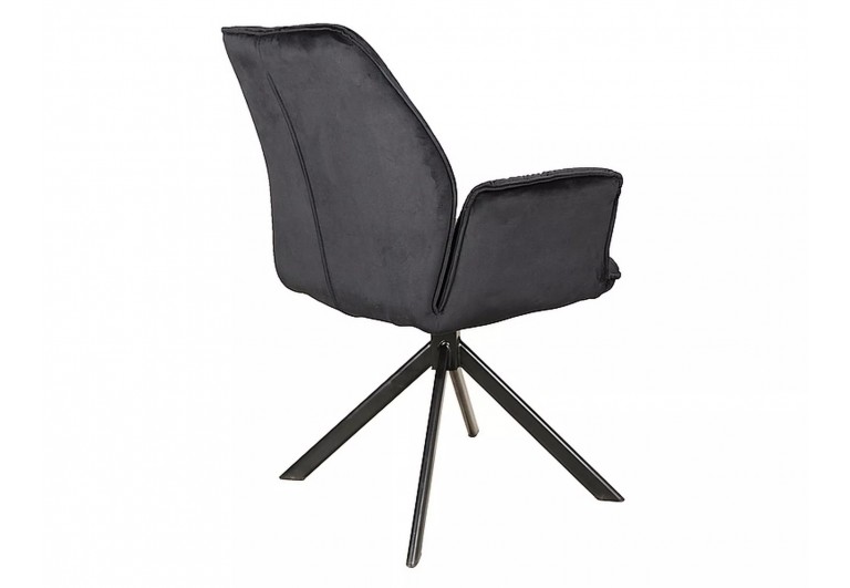 Krzesło Boogie II Czarne Velvet