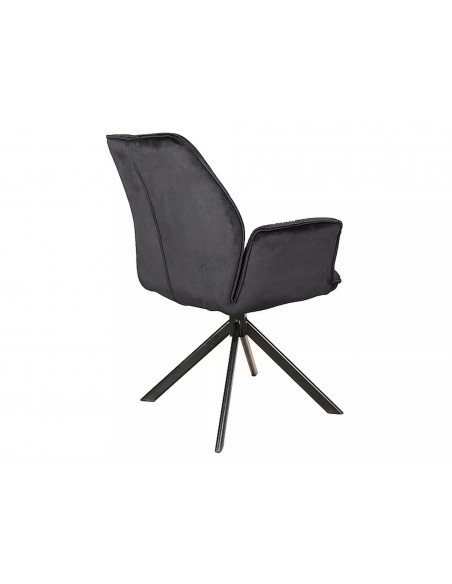 Krzesło Boogie II Czarne Velvet