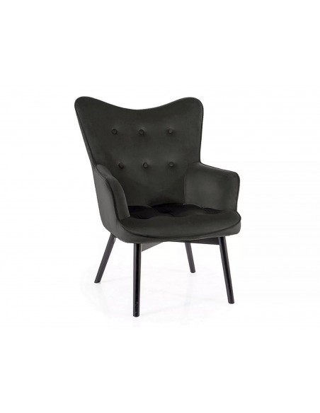 Fotel Carmen Czarny Velvet
