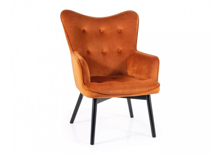 Fotel Carmen Cynamon Velvet