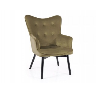 Fotel Carmen Oliwkowy Velvet