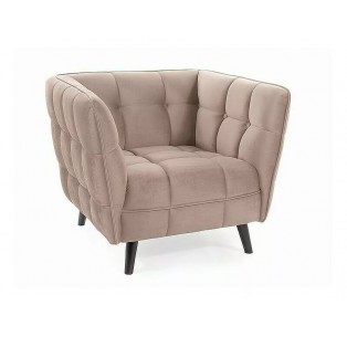 Fotel Castello Beżowy Velvet 1