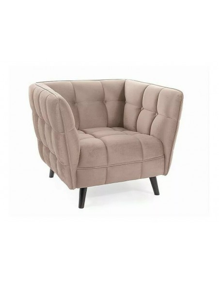 Fotel Castello Beżowy Velvet 1