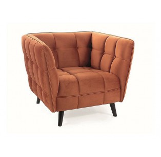 Fotel Castello Cynamonowy Velvet 1