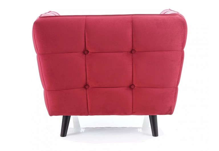 Fotel Castello Bordowy Velvet 1