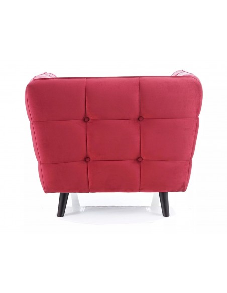Fotel Castello Bordowy Velvet 1