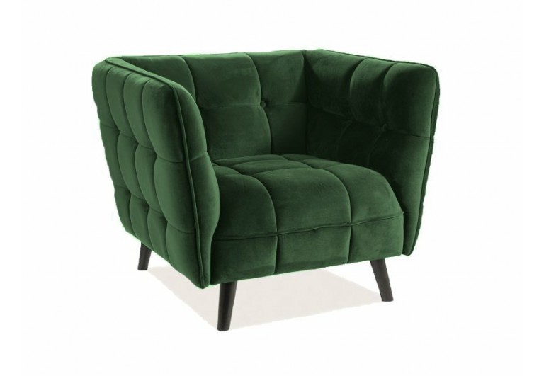 Fotel Castello Zielony Velvet 1