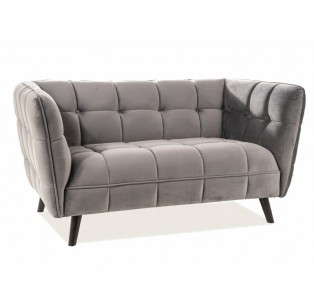 Fotel Castello Szary Velvet 2