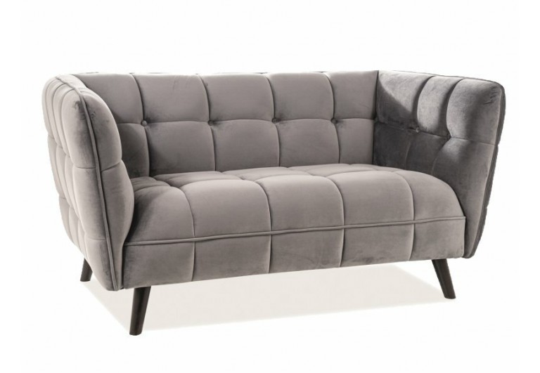 Fotel Castello Szary Velvet 2