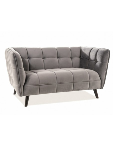 Fotel Castello Szary Velvet 2