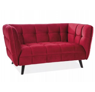 Fotel Castello Bordowy Velvet 2
