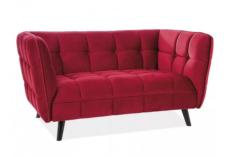 Fotel Castello Bordowy Velvet 2