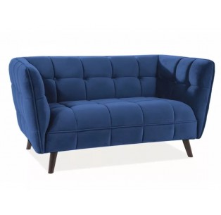 Fotel Castello Granatowy Velvet 2