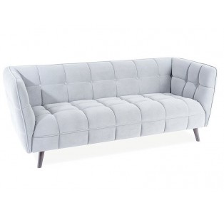Fotel Castello Jasny Szary Velvet 3
