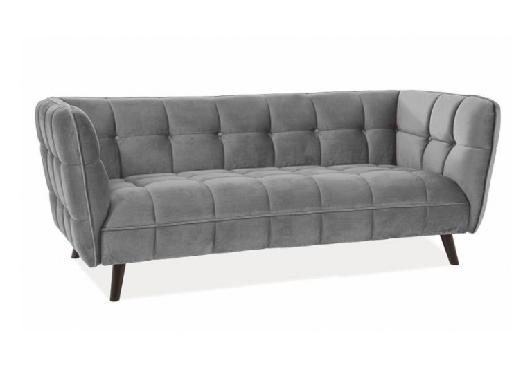 Fotel Castello Szary Velvet 3