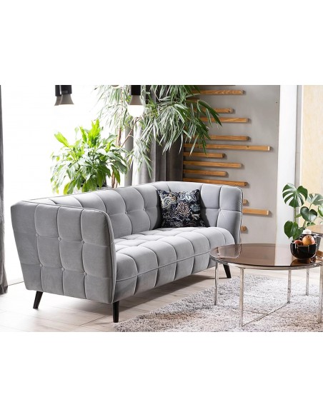 Fotel Castello Szary Velvet 3