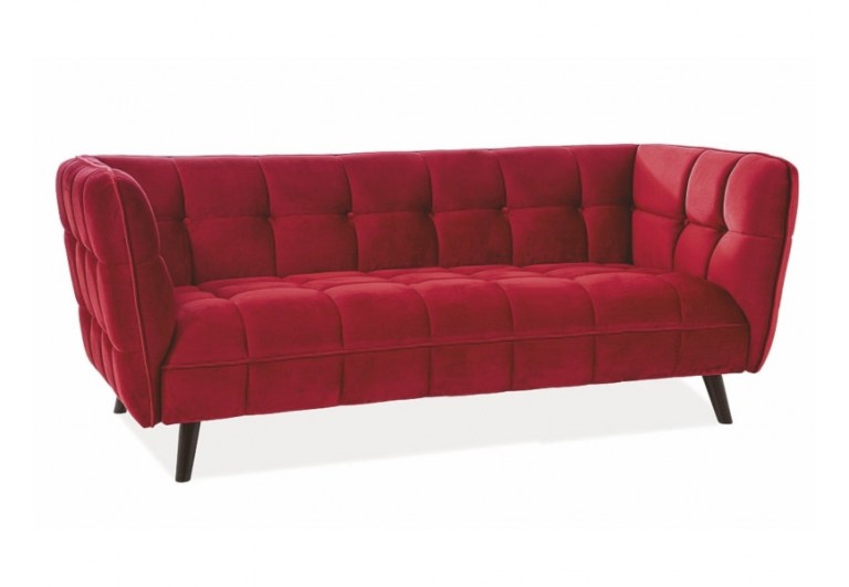 Fotel Castello Bordowy Velvet 3