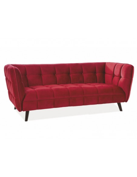 Fotel Castello Bordowy Velvet 3