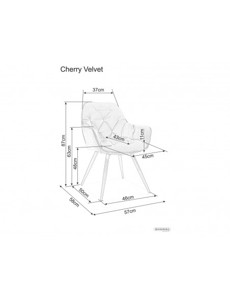 Krzesło Cherry Buffalo Oliwkowe