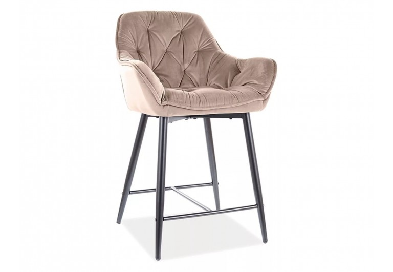 Półhoker Cherry H-2 Beżowy Velvet