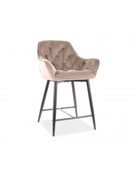 Półhoker Cherry H-2 Beżowy Velvet