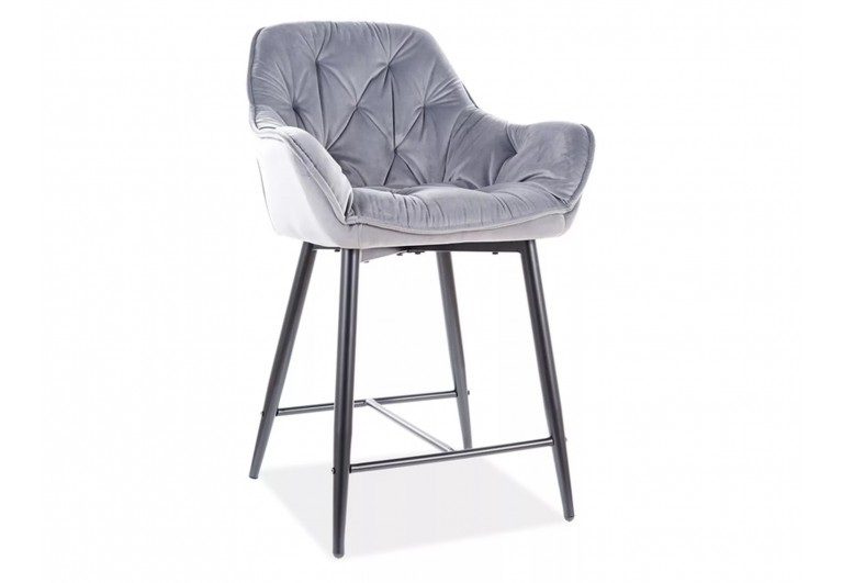 Półhoker Cherry H-2 Szary Velvet
