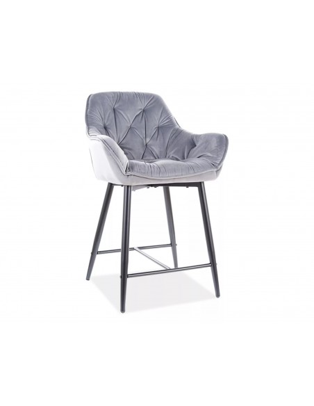 Półhoker Cherry H-2 Szary Velvet