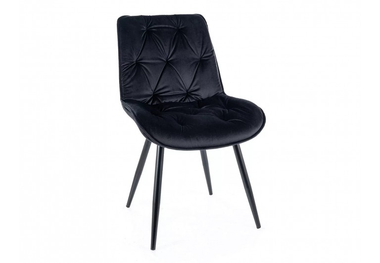 Krzesło Cherry II Czarny Velvet