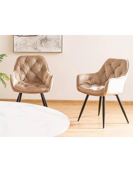 Krzesło Cherry Beżowy Velvet