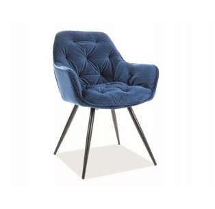 Krzesło Cherry Granatowe Velvet