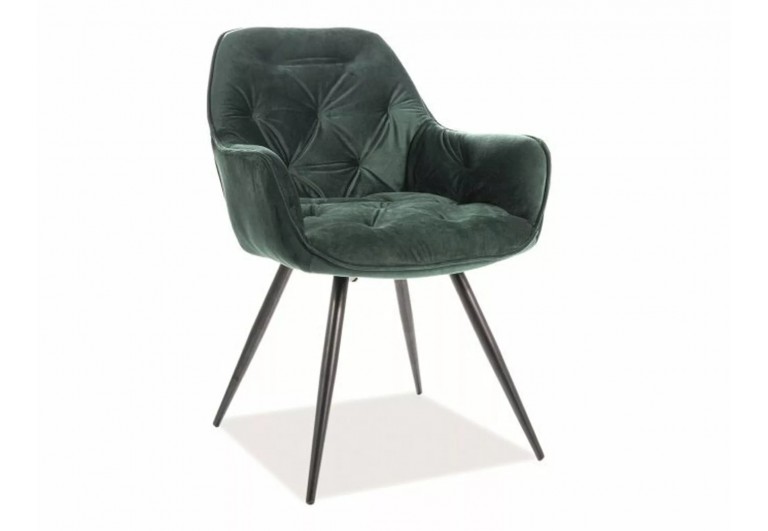 Krzesło Cherry Zielony Velvet