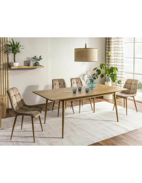 Krzesło Chic D Beżowy Velvet