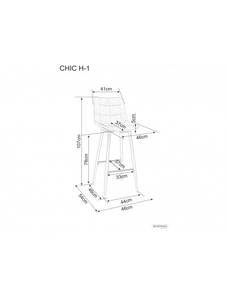 Hoker Chic H-1 Czarny Velvet