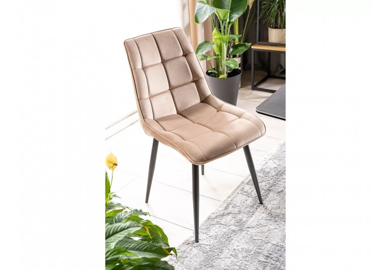 Krzesło Chic Beżowy Velvet