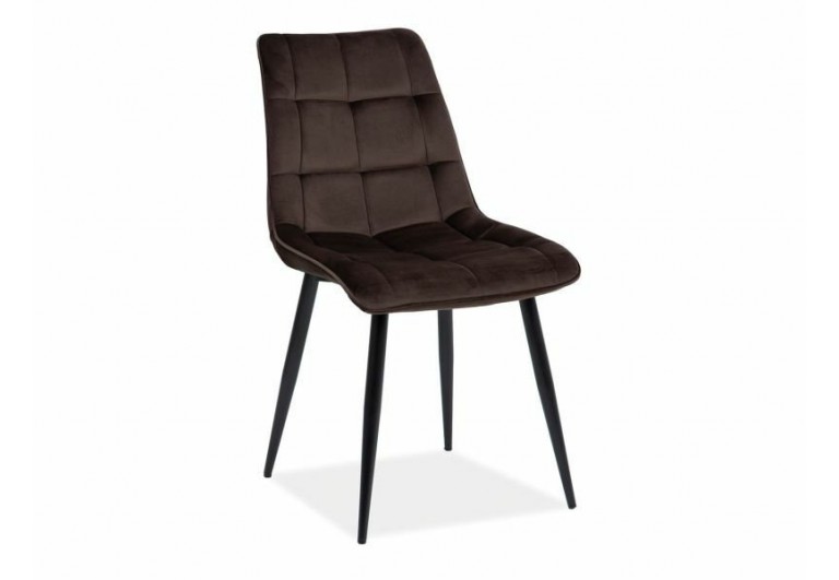 Krzesło Chic Brązowy Velvet