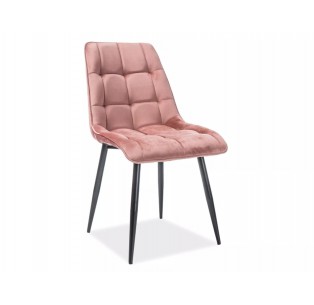 Krzesło Chic Różowy Velvet