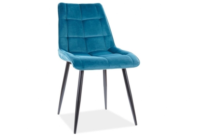 Krzesło Chic Turkusowy Velvet