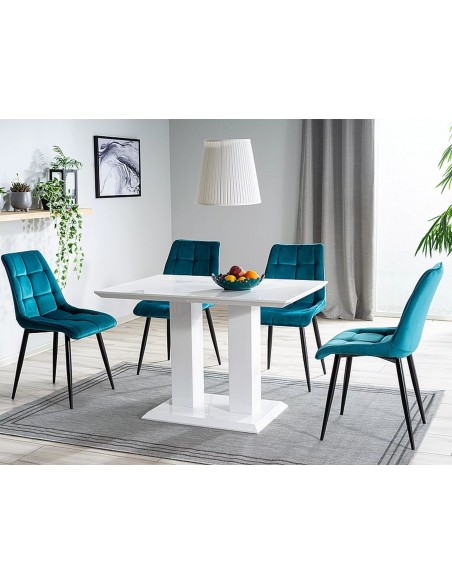 Krzesło Chic Turkusowy Velvet