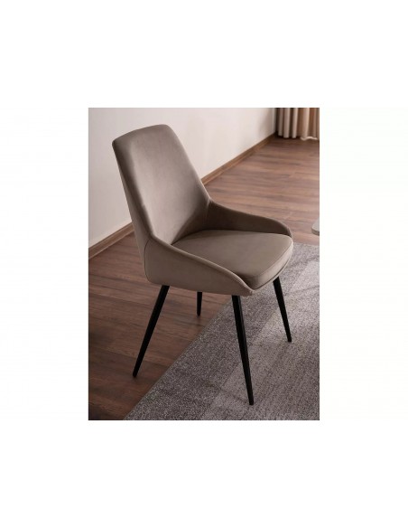 Krzesło Cobe Beżowy Velvet