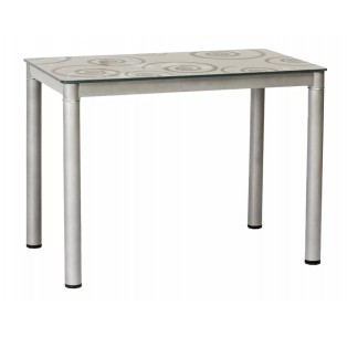 Stół szklany szary 100 Damar