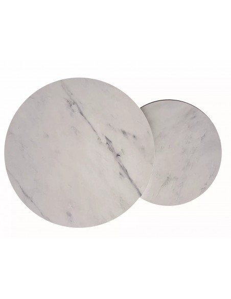 Zestaw ław okrągłych Czarne Dion