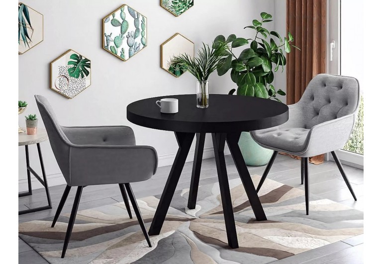 Stół rozkładany 100-250 Czarny Domingo