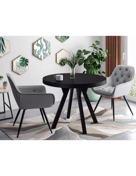 Stół rozkładany 100-250 Czarny Domingo