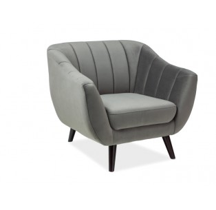Fotel tapicerowany 1os Elite 1 Szary Velvet