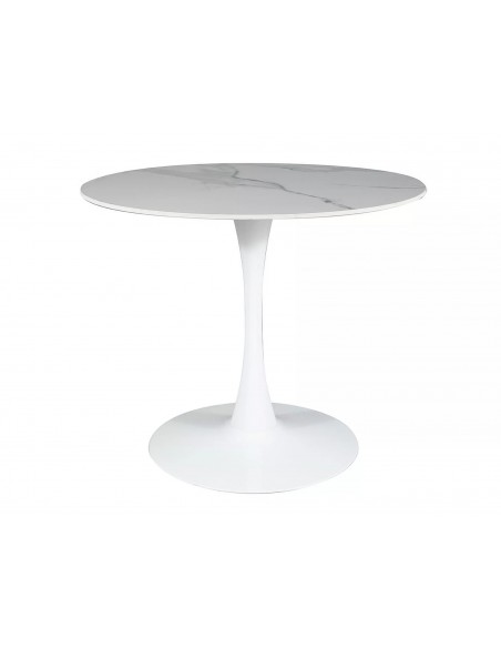 Stół okrągły 90 Biały Espero