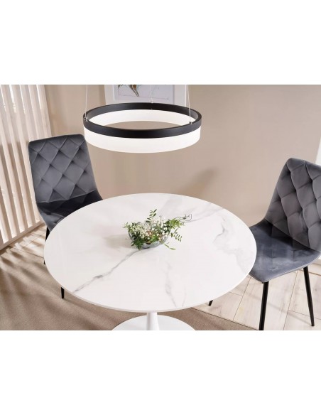 Stół okrągły 90 Biały Espero