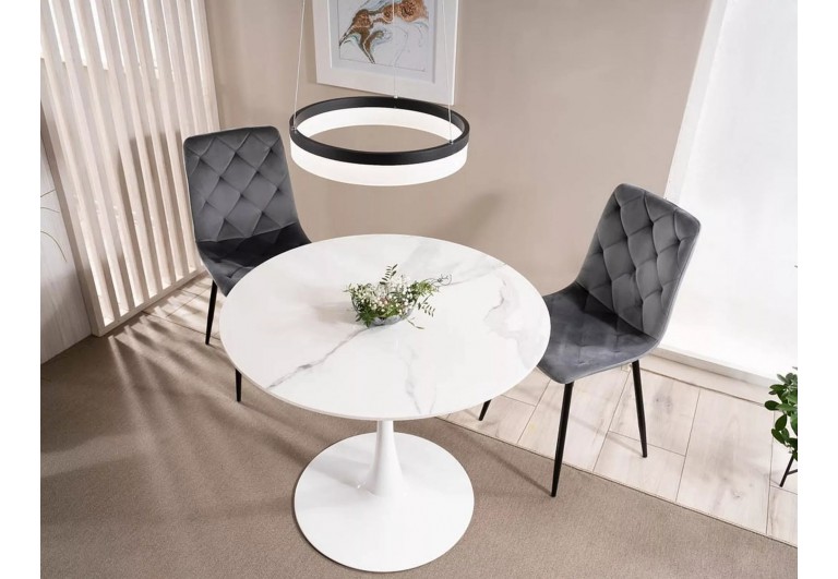 Stół okrągły 90 Biały Espero