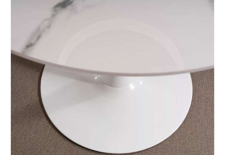 Stół okrągły 90 Biały Espero