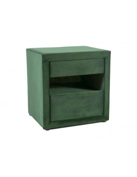 Szafka nocna tapicerowana ET3 Zielony Velvet
