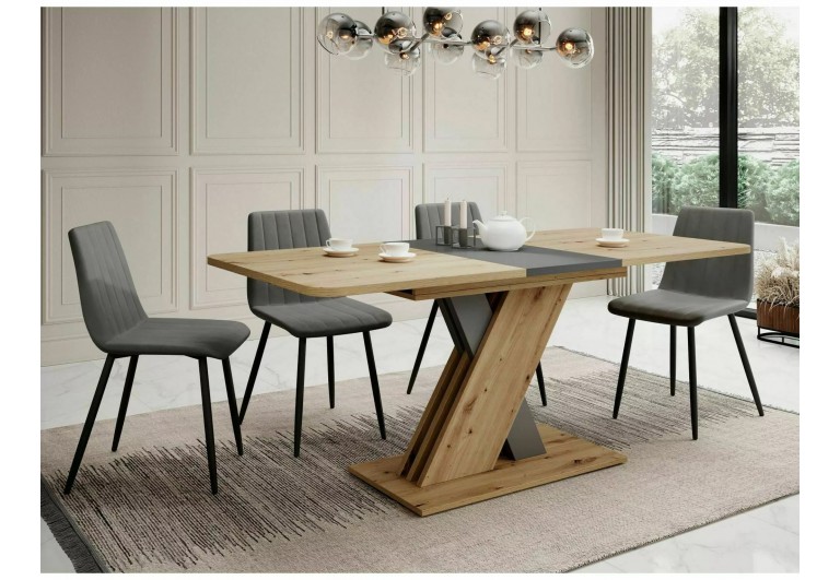 Stół rozkładany 140-180 Dąb Artisan Exel